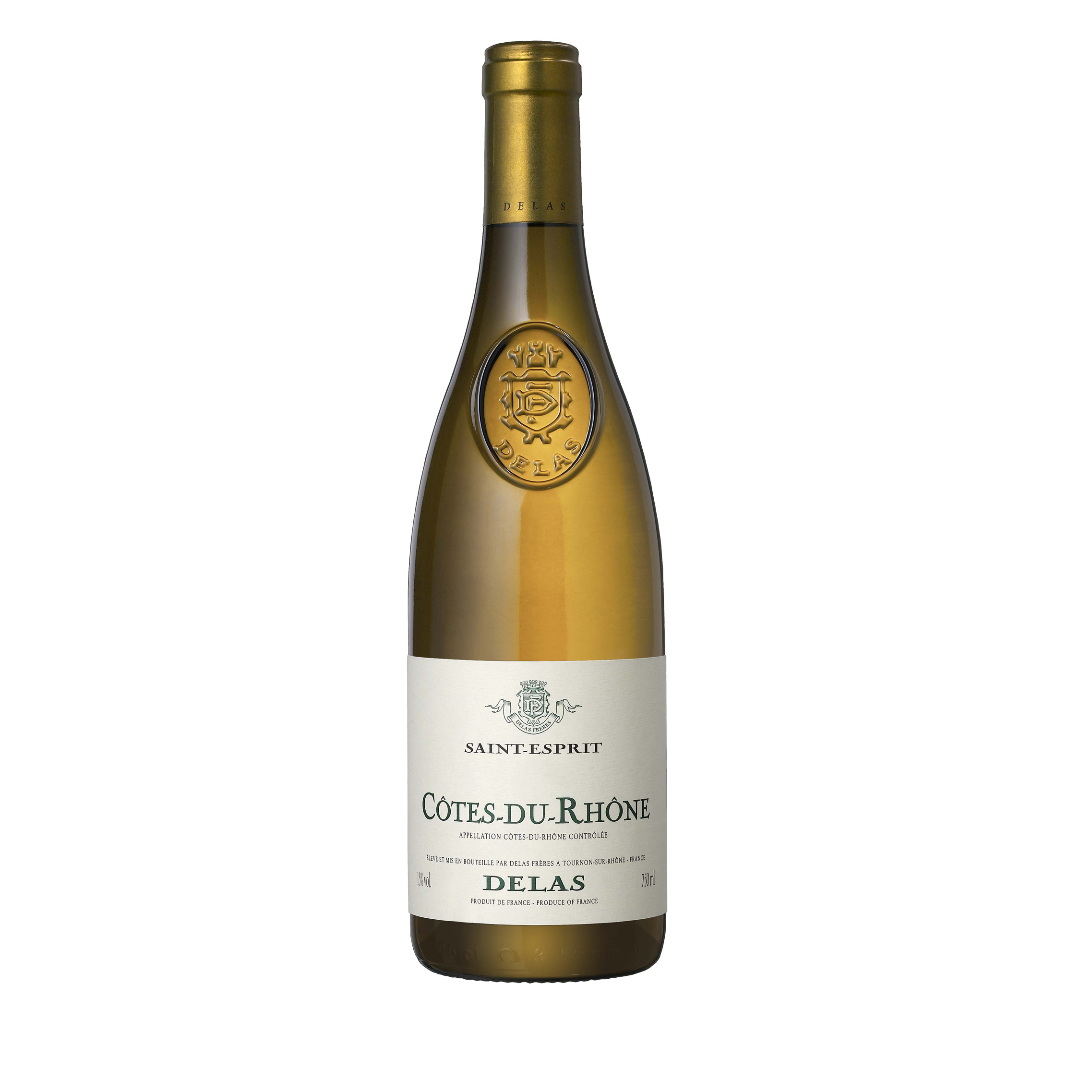 vallee du rhone delas saint esprit blanc bouteille